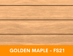 Фасадний профіль Legro Natural FS 21 Golden maple (210х27.5x3600 мм)