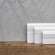 Плінтус MDF Kluchuk RAL 9003 Білий 80х12х2000 мм. MDF-LF01