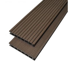 Террасная доска Gamrat композитная темно-коричневая (3000х160х25 мм)