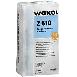 Нівелюються маса Wakol з низьким рівнем пилу Z 610 (25 кг)
