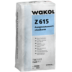Нівелюються маса Wakol з низьким рівнем пилу Z 615 (25 кг)
