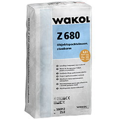 Нівелюються маса Wakol з низьким рівнем пилу Z 680 (25 кг)