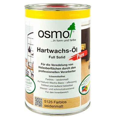 Масло Osmo для всех типов деревянных полов Hartwachs-Öl 2K (1 л)