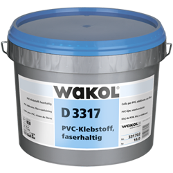 Волокнистый клей Wakol для ПВХ-покрыти D 3317 (14 кг)