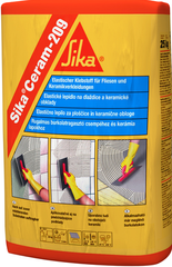 Эластичный клей Sika для керамической плитки SikaCeram 209 (25 кг)